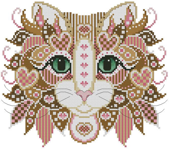 Colorful Cats Gingerbread